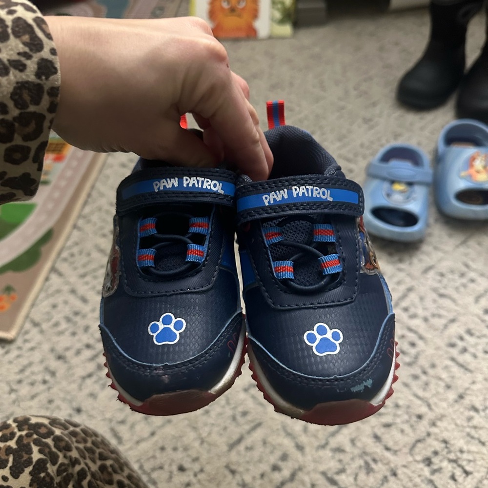 Paw Patrol Navy and Red Kids Sneakers